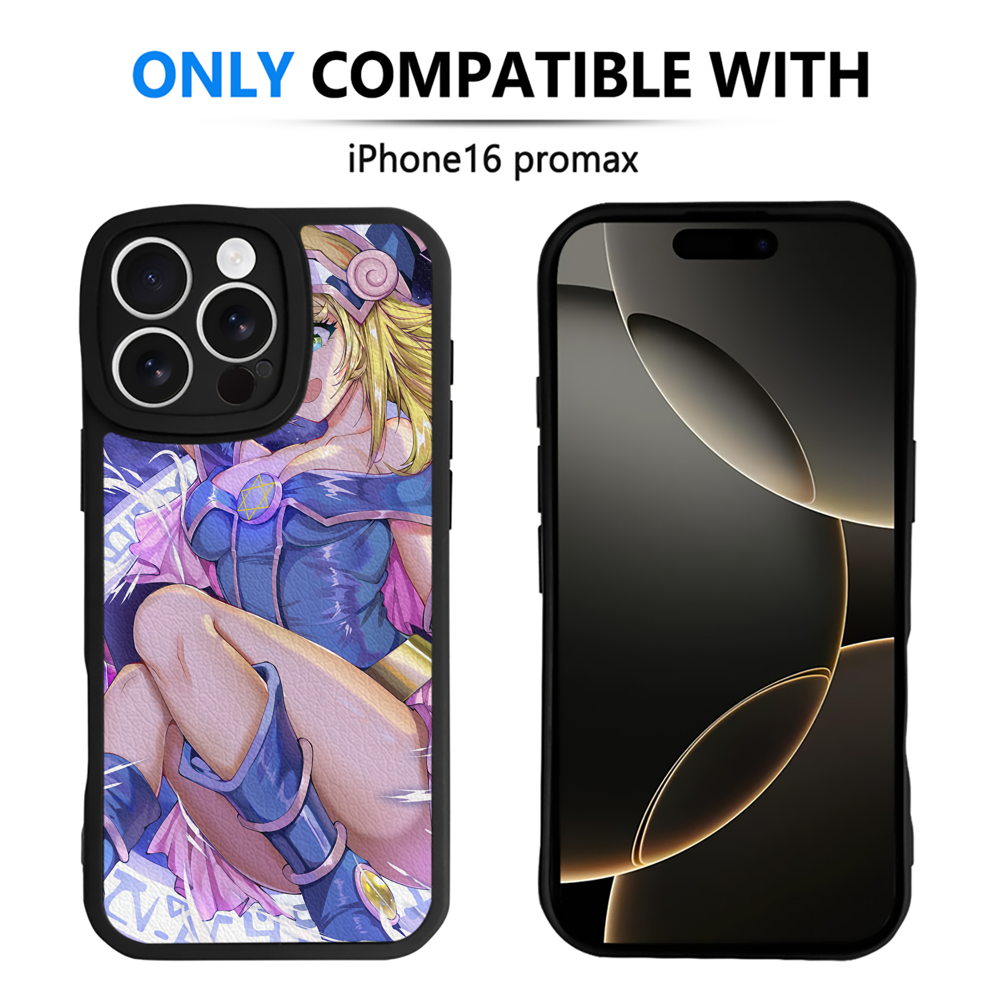 （画像用） 遊☆戯☆王 Yu-Gi-Oh! 【iPhone 16シリーズ対応】シリコンスマホケース（レザー調） 材質：シリコン